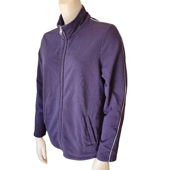 Appleseed's Petite Blue & White Jacket (PM) - Picture 1 of 5